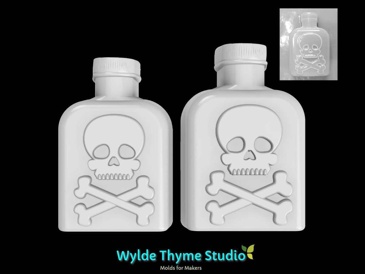 Poison Bottle Mold – Wylde Thyme Studio