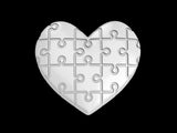 Puzzle Heart Mold