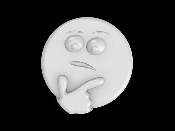 Emoji Mold Deep Thinker