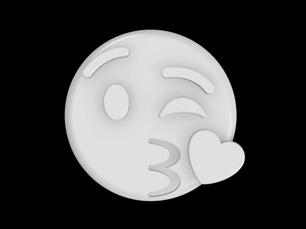 Emoji Mold Blowing Kiss