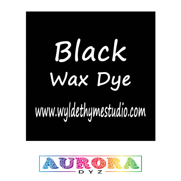 Black Wax Dye