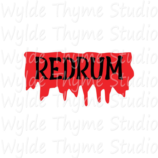 Blood & Redrum Stencil