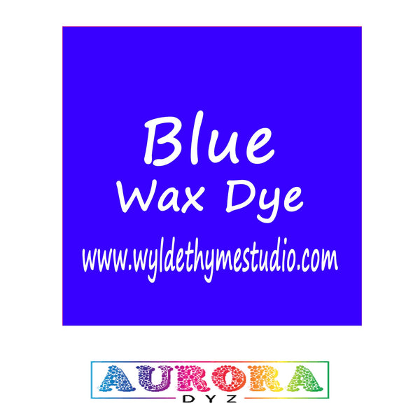 Blue Wax Dye