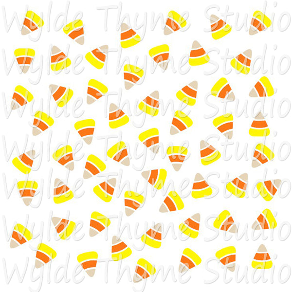Candy Corn Scatter Stencil