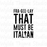 Fra Gee Lay Stencil