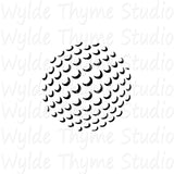 Golf Ball Stencil