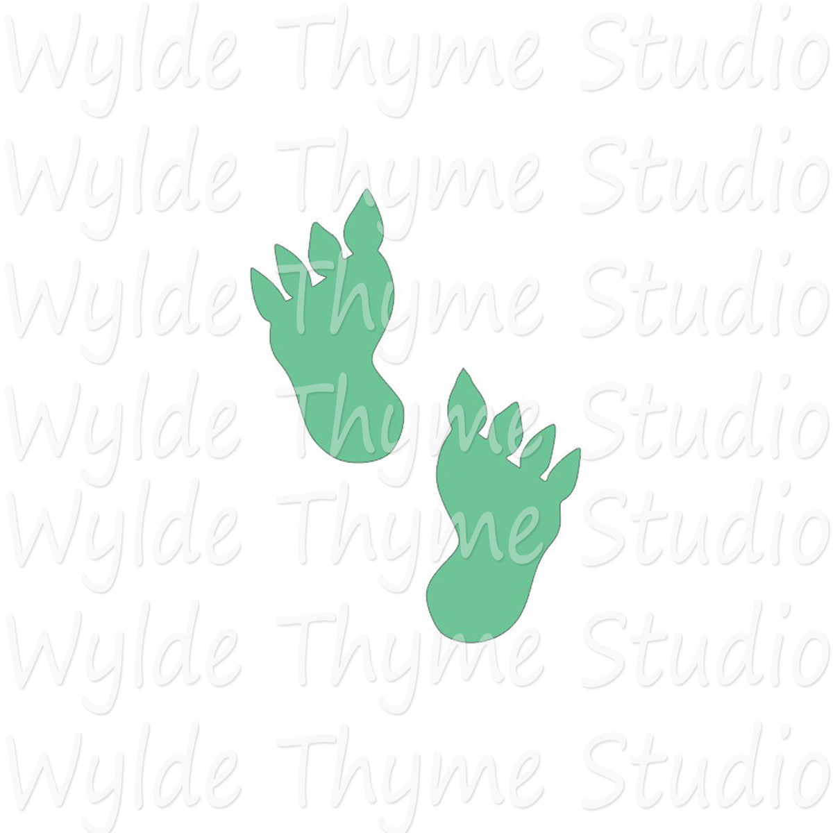 Monster Feet Stencil Wylde Thyme Studio