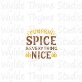 Pumpkin Spice Stencil