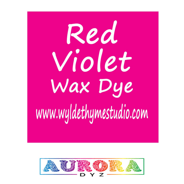 Red Violet Wax Dye
