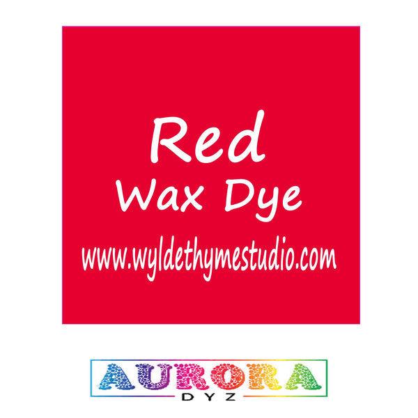 Red Wax Dye