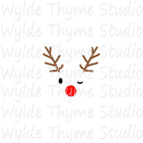 Reindeer Stencil Style 2