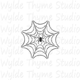 Spider & Web Stencil