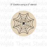 Spider & Web Stencil