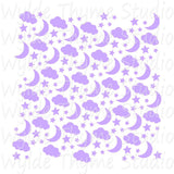 Sweet Dreams Background Stencil