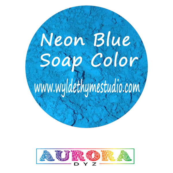 Neon Blue Soap Dye