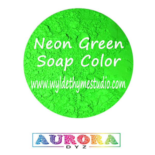 Neon Green Soap Dye