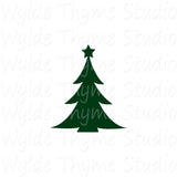 Christmas Tree Stencil Style 1