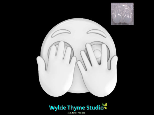 Emoji Mold Frightened