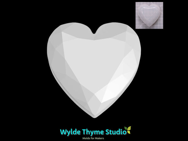 Gem Heart Mold