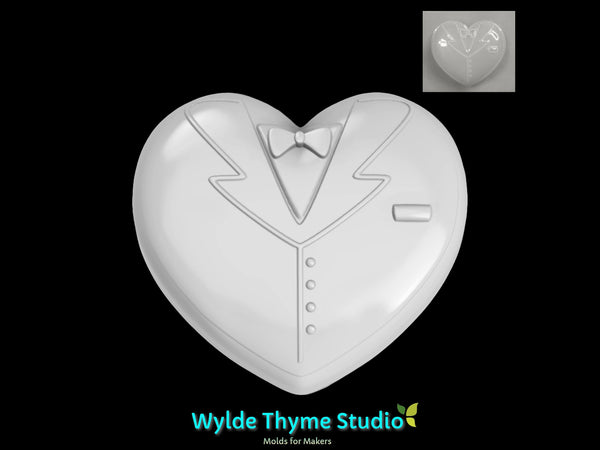 Groom Heart Mold