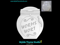 Worms Wart Jar Mold