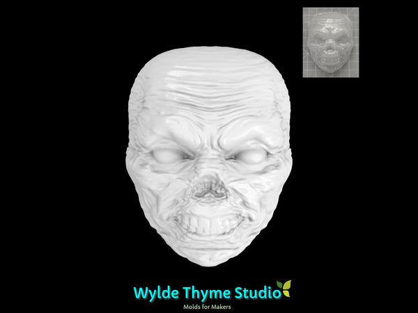 Zombie Face Mold