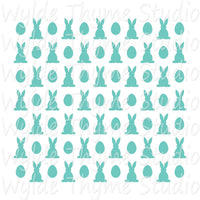 Easter Pattern Stencil Style 1