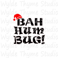 Bah Humbug Stencil