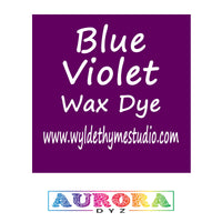 Blue Violet Wax Dye