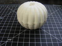 Pumpkin 2 Piece Mold 3"