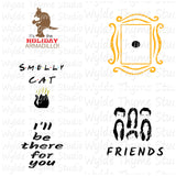 Friends TV Stencil