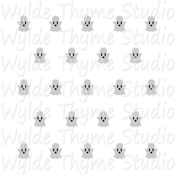 Ghosts Pattern Stencil