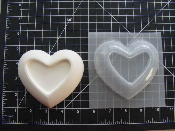Indent Heart Mold – Wylde Thyme Studio