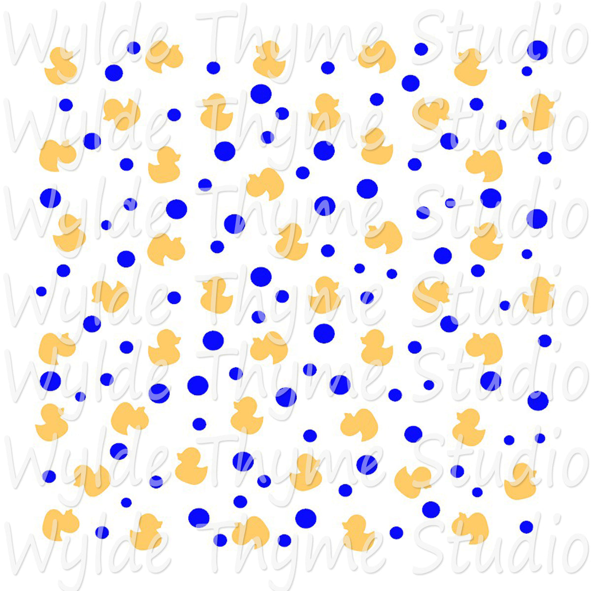 Ducks & Bubbles Pattern Stencil – Wylde Thyme Studio