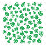 Monstera Leaves Stencil