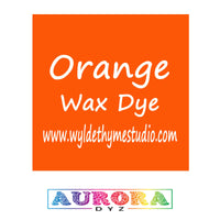 Orange Wax Dye