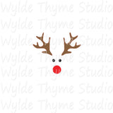 Reindeer Stencil Style 3