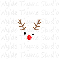 Reindeer Stencil Style 2