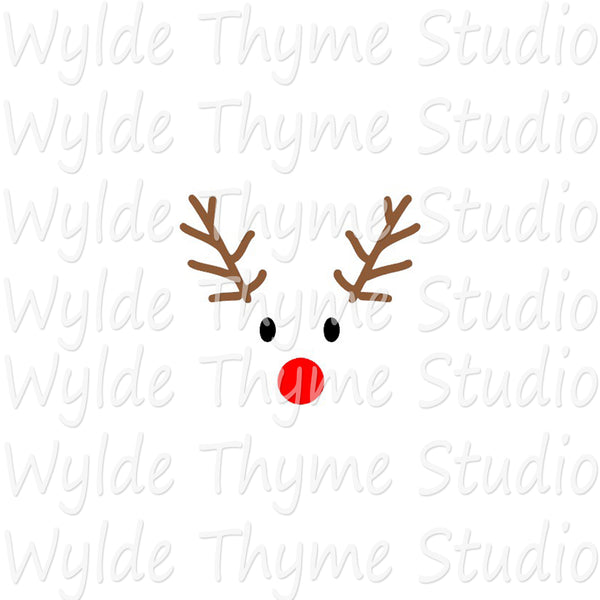 Reindeer Stencil Style 1