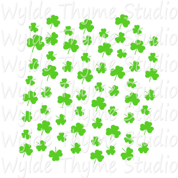 Shamrock Scatter Stencil