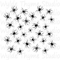 Spider Scatter Stencil