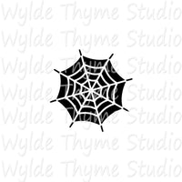 Spider Web Stencil Style 1