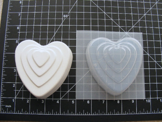 Stacked Hearts Mold