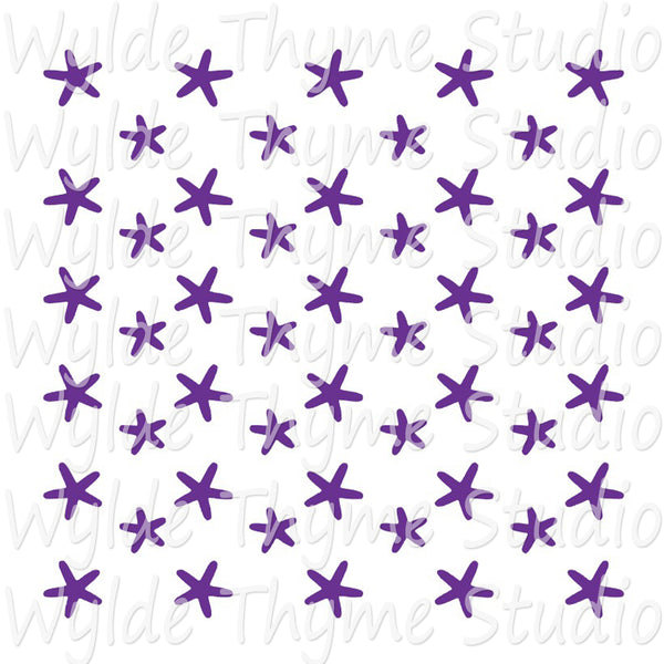 Starfish Pattern Stencil