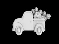Old Fashioned Truck - Bunny & Carrots Mold