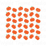 Pumpkins Scatter Stencil