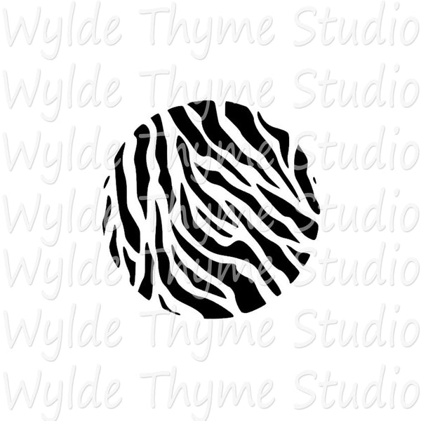 Zebra Stripes Stencil