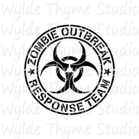 Zombie Outbreak Stencil