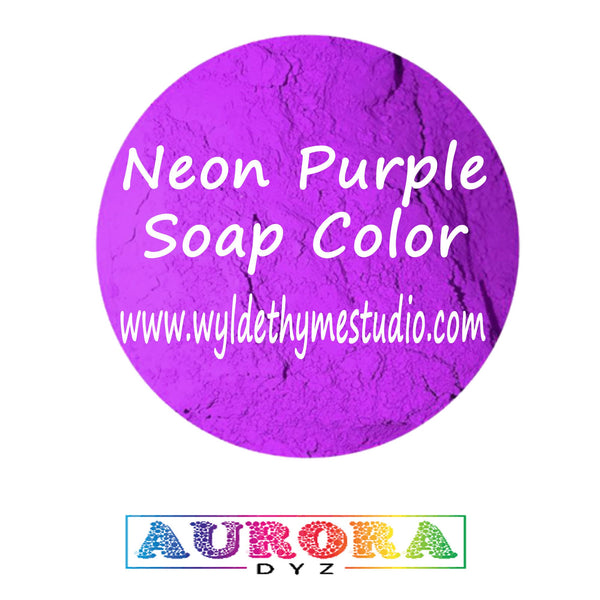 Neon Purple Soap Dye